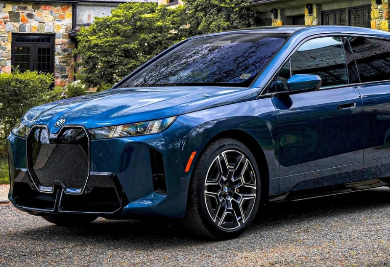 BMW EV car
